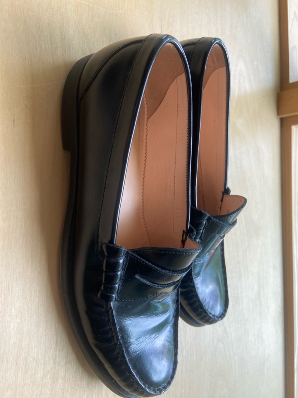 Black Winona Penny Loafers
Italian spazzolato leather - 10 - Picture 3 of 8